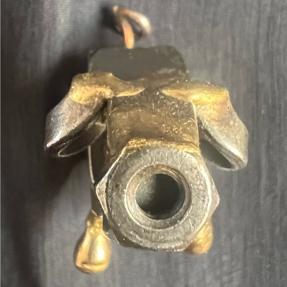 Scrap metal art pig figurine. - Picture 4 of 10